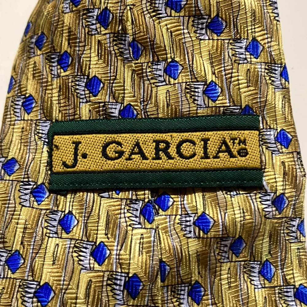 J. Garcia Ritual Moon Collection Silk Tie - Picture 4 of 6